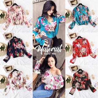 เสื้ออกป้ายแขนยาวจั๊ม