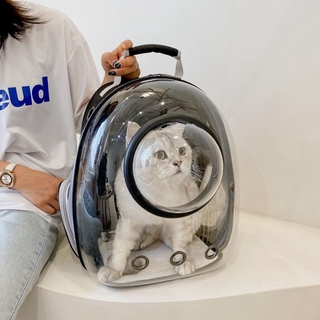 Pet Carrier Backpack กระเป๋าใส่สัตว์เลี้ยง พร้อมฝาครอบ ขนาด 34x25x42cm ST210115-8