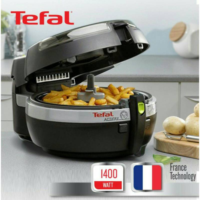 หม้อทอดไร้น้ำมัน Tefal แบบใบพาย กำลังไฟ 1400 วัตต์ ความจุ 1 กิโลกรัม นำเข้าจากฝรั่งเศส