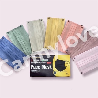 หน้ากากอนามัย Face Mask หนา 3 ชั้น กันฝุ่นได้ 99.99% ป้องกันเชื้อโรคได้ดี