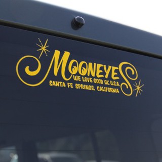 MOONEYES Logo Die Cut Sticker  (สติ๊กเกอร์)