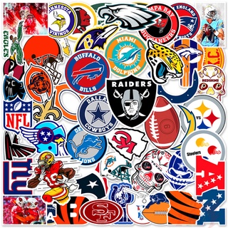 ❉ NFL National Football League Team Logo Series 03 สติ๊กเกอร์ ❉ 50Pcs/Set Rugby DIY Fashion Waterproof Doodle Decals สติ๊กเกอร์