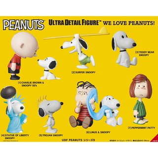 ของแท้จากญี่ปุ่น🧡 Medicom UDF Peanuts Snoopy Series 9 Ultra Detail Figure ฟิกเกอร์สนูปปี้