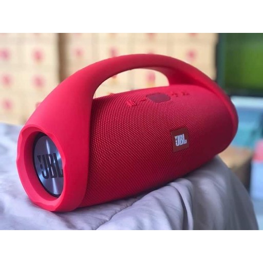 ลำโพงบลูทูธJBL Boombox Wireless Bluetooth Speaker ลำโพงไร้สายแบบพกพา BOOMSBOX สีแดง