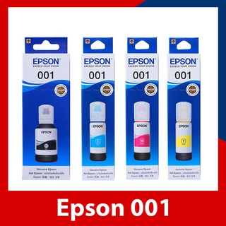 หมึก Epson 001 ของแท้ 100% T03Y100/T03Y200/T03Y300/T03Y400 ใช้สำหรับ L4150/L4160/L6160/L6170/L6190