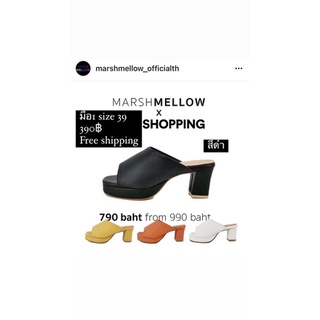 รองเท้าแบรนด์ marshmallow th ไซส์39 ใส่1ครั้ง