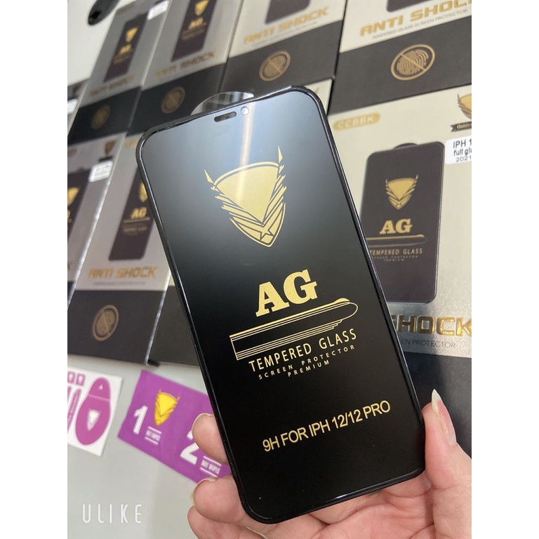 โพธิ์* 6 7 8 Plus X XS 11 PRO XS MAX 11 PRO MAX 3D FULL AG MATTE GLASS