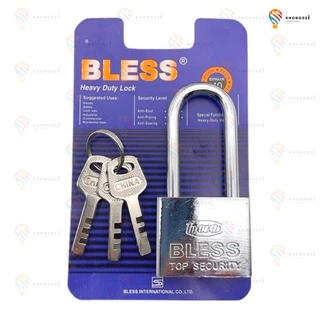 กุญแจแม่กุญแจลูกปืน สี เงิน / ทอง BLESS กุญแจล็อคอย่างดี แม่กุญแจพร้อมลูก KD-0108
