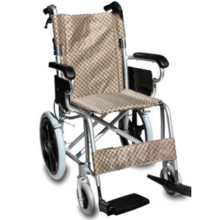 รถเข็นอลูมิเนียมล้อแม็ค มีเบรกมือ WHEEL CHAIR FS871LBJ