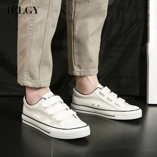 Ielgy รองเท้าผ้าใบ Velcro ใส่สบาย เข้ากับทุกการแต่งกาย สําหรับผู้ชาย