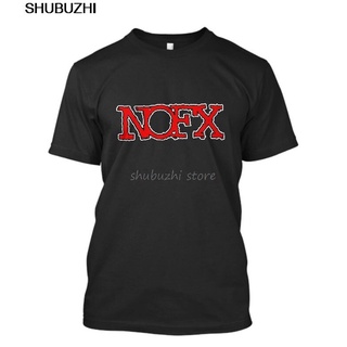 T-shirt  ใหม่ เสื้อยืดแขนสั้น ผ้าฝ้าย 100% พิมพ์ลายวงร็อค NOFX สไตล์ฮิปฮอป แฟชั่นสําหรับผู้ชาย ไซซ์ SS-5XL