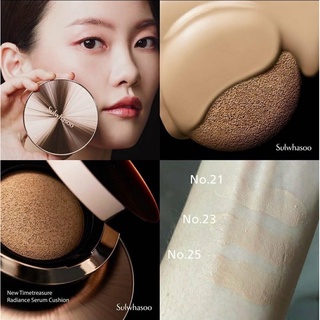 Sulwhasoo Timetreasure Radiance Serum Cushion [11g] #21N1 Beige ของแท้ 100%