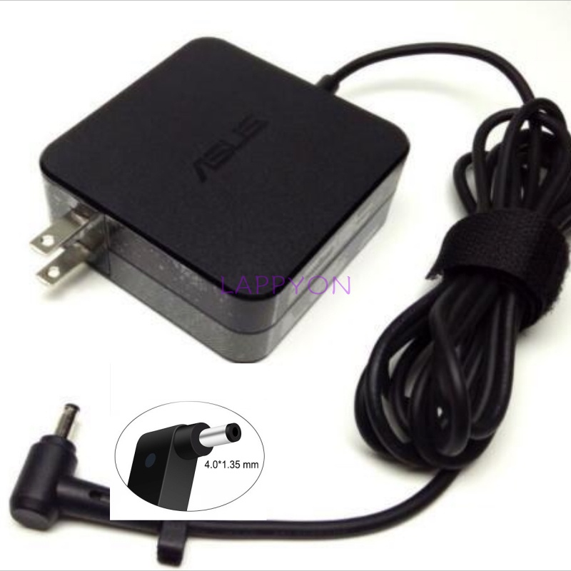 X409j อะแดปเตอร์แล็ปท็อป 19V 3.42A สําหรับ Asus X407U X442U 65W Notebook Charger Pin ขนาด 4.0*1.35 ม