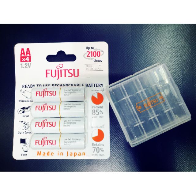 ฟูจิสึถ่านชาร์จFUJITSU/2A-2000mahแผงมี4ก้อน