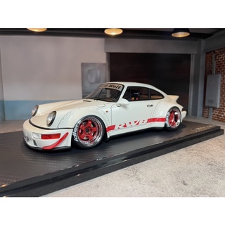 โมเดลรถ Ignition Model [IG2462] 1:18 RWB 964 White