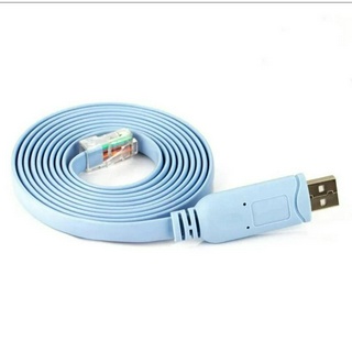 สายเคเบิ้ล USB to RJ45 CONSOLE RS232 debugging cable USB serial cable 1.8M router control switch for Cisco H3C Huawei ro