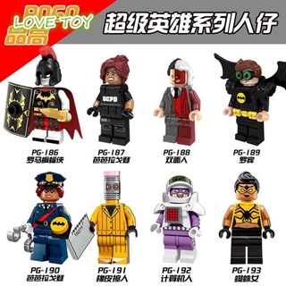 Nkodok Roman Batman Minifigures Spider-Woman Robin Building Blocks DC Kids Lego Toys