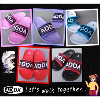 รองเท้าแตะแบบสวมผู้หญิง รองเท้าแตะผู้หญิง ใส่สบาย Adda 82Z07