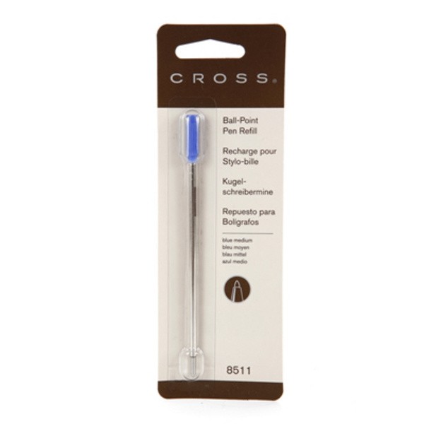 KTS (ศูนย์เครื่องเขียน) (SALE) ไส้ปากกา Cross #8511 สีน้ำเงินเส้นกลาง หัวลูกลื่น 0.8mm.