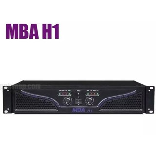 MBA เพาเวอร์แอมป์ 250+250วัตต์ RMS เครื่องขยายเสียง รุ่น H1