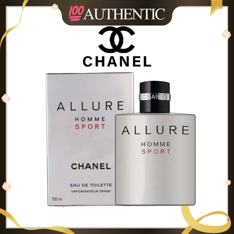 Chanel Allure Homme Sports  Eau De Toilette EDT 100mlน้ําหอมผู้ชายน้ำหอมผู้หญิงน้ําหอม chanel