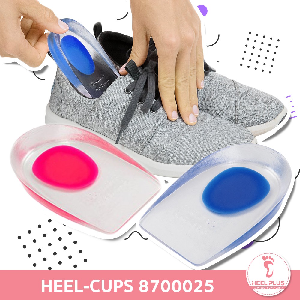 Heelplus แผ่นเจลซิลิโคนรองส้นเท้า No.25