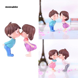 Mwhite_ ฟิกเกอร์ตุ๊กตาจิ๋ว 2 ชิ้น สําหรับตกแต่งบ้านตุ๊กตา