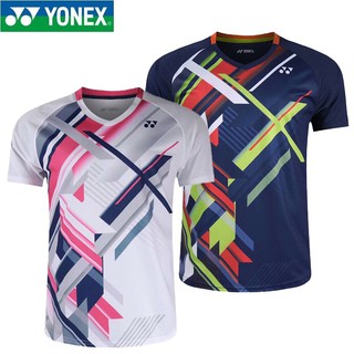 ใหม่ YONEX 3625 เสื้อยืดแบดมินตันวิ่งเทรนนิ่งสำหรับผู้ชายและผู้หญิงที