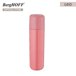 BergHOFF กระติกน้ำสูญญากาศสแตนเลสสตีล  รุ่น Leo ทนทาน 500 มล. สีชมพู 3950140