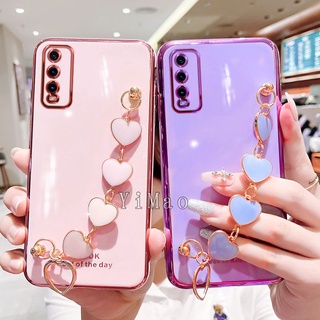 เคสซิลิโคน พร้อมสายคล้อง กันตก สําหรับ VIVO V2027 V2028 V2029 V2026 V2032 V2043 V2033 V2037 V2038 V2052 V2054 V2048