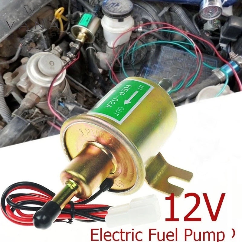 (มีสินค้าในสต๊อก) 12V Electric Fuel Pump แก๊สปั๊มเชื้อเพลิงดีเซล Inline แรงดันต่ำปั๊มเชื้อเพลิงไฟฟ้า