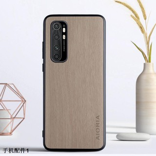 xiaomi mi note 10 lite เคสลายไม้ tpu+pc เคส 3 in 1（ขายล่วงหน้า）