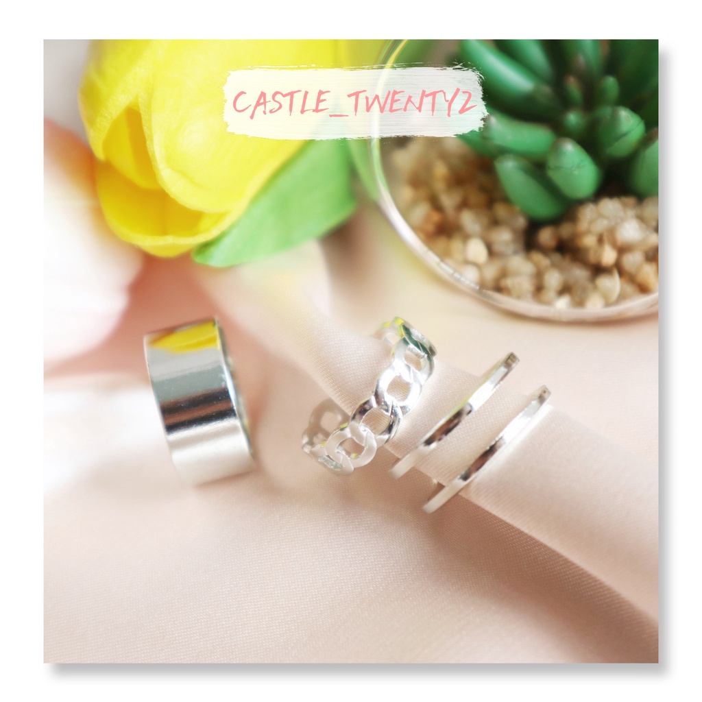 CT23 PCS 1 Set Simple Design Chain Ring Set