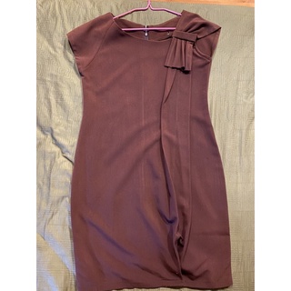 Used once 🎀 dress สีburgundy ทรงเอ