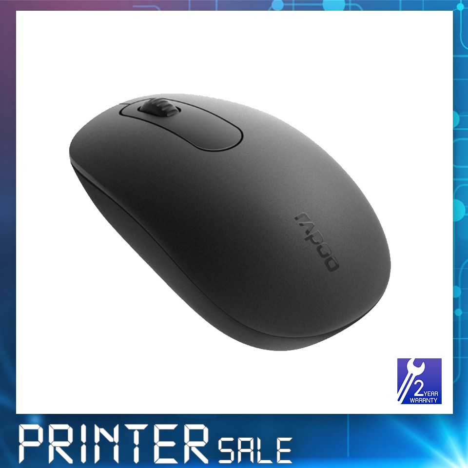 Rapoo เม้าส์มีสาย N200 Wired Optical Mouse (MSN200-BK) #4