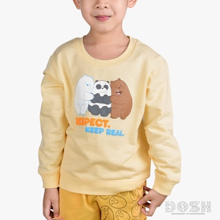 DOSH KIDS:UNISEX SWEATER WE BARE BEARS สเวตเตอร์เด็ก รุ่น DBBBT5005-LY