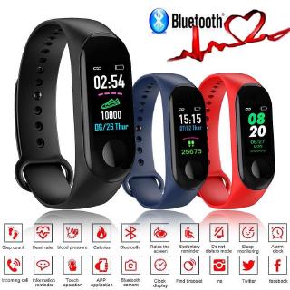 ❤1 year warranty❤นาฬิกาข้อมืออัจฉริยะ m 3/m4 smart watch กันน้ําได้ pk mi band 4