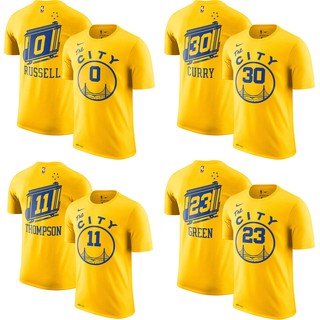 เสื้อยืดบาสเก็ตบอล ลาย Nba Nike Gametime GSW Golden State Warrior สไตล์คลาสสิก สําหรับผู้ชาย