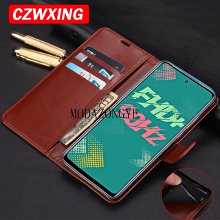 Infinix Hot 11S เคส Phone Holder Stand Case Infinix Hot 11S 10S 9 10 11 Play เคสฝาพับ Wallet PU Leather Back Cover