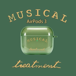 โปร่งแสง compatible AirPodsMUSICAL-เคสหูฟัง compatible AirPods สำหรับ compatible AirPods (3rd) กรณี 2021 ใหม่ compatible AirPods3 หูฟังเคสป้องกัน 3rd กรณี compatible AirPodsPro กรณี compatible AirPods2gen กรณี