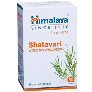 Himalaya Shatavari รากสามสิบ สมุนไพรเพื่อสุขภาพสตรี 60 เม็ด