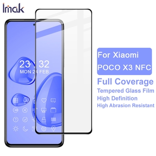 Origina Imak POCO X3 NFC กระจกนิรภัย POCO X3 Pro HD กาวเต็ม ฟิล์มกันรอยหน้าจอ