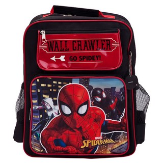 ว๊าว🍟 กระเป๋านักเรียนสะพายหลัง ลาย สไปเดอร์แมน ขนาด 15 นิ้ว Backpack Schoolbag Spiderman Design Size 15 inch