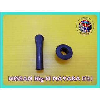 ปุ่มล๊อคประตู NISSAN Big-M NAVARA D21 พร้อมขอบ (สีเทา)