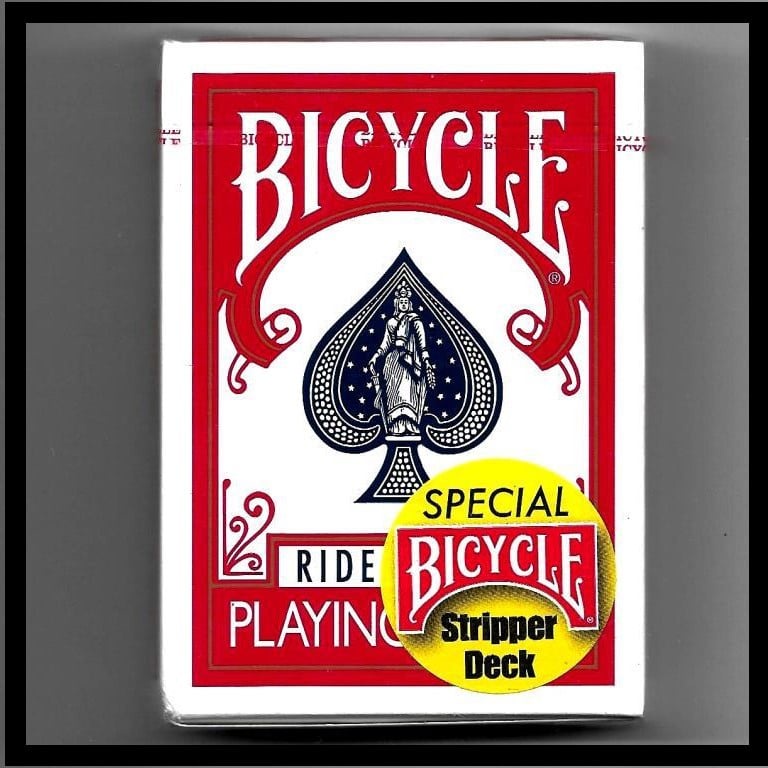 [พร้อมส่ง] อุปกรณ์มายากล Bicycle Stripper deck ของแท้ (ไพ่ปลายเรียว)