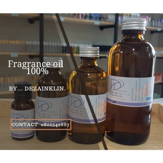 น้ำหอมอโรมา FRAGRANCE OIL 100% ขนาดบรรจุ60มล.