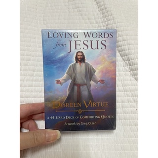 ❤️พร้อมส่ง #ไพ่ Oracle คุณ Doreen Virtue  Loving words from Jesus  ของใหม่ มือหนึ่ง ในซีล ไพ่หายาก ไม่มีผลิตแล้วนะคะ...😀