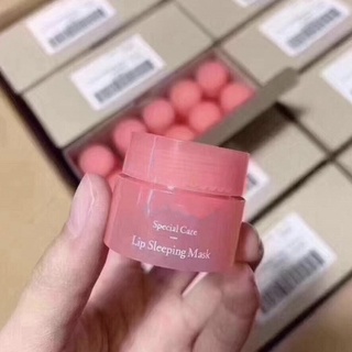 สูตรใหม่ล่าสุด! Laneige Lip Sleeping Mask_EX 3g. มาร์คปากของแท้ 100%❤️ พร้อมส่ง