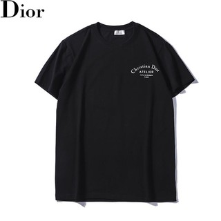 Di เสื้อยืดผ้าฝ้ายแขนสั้นพิมพ์ลายแฟชั่น Unisex