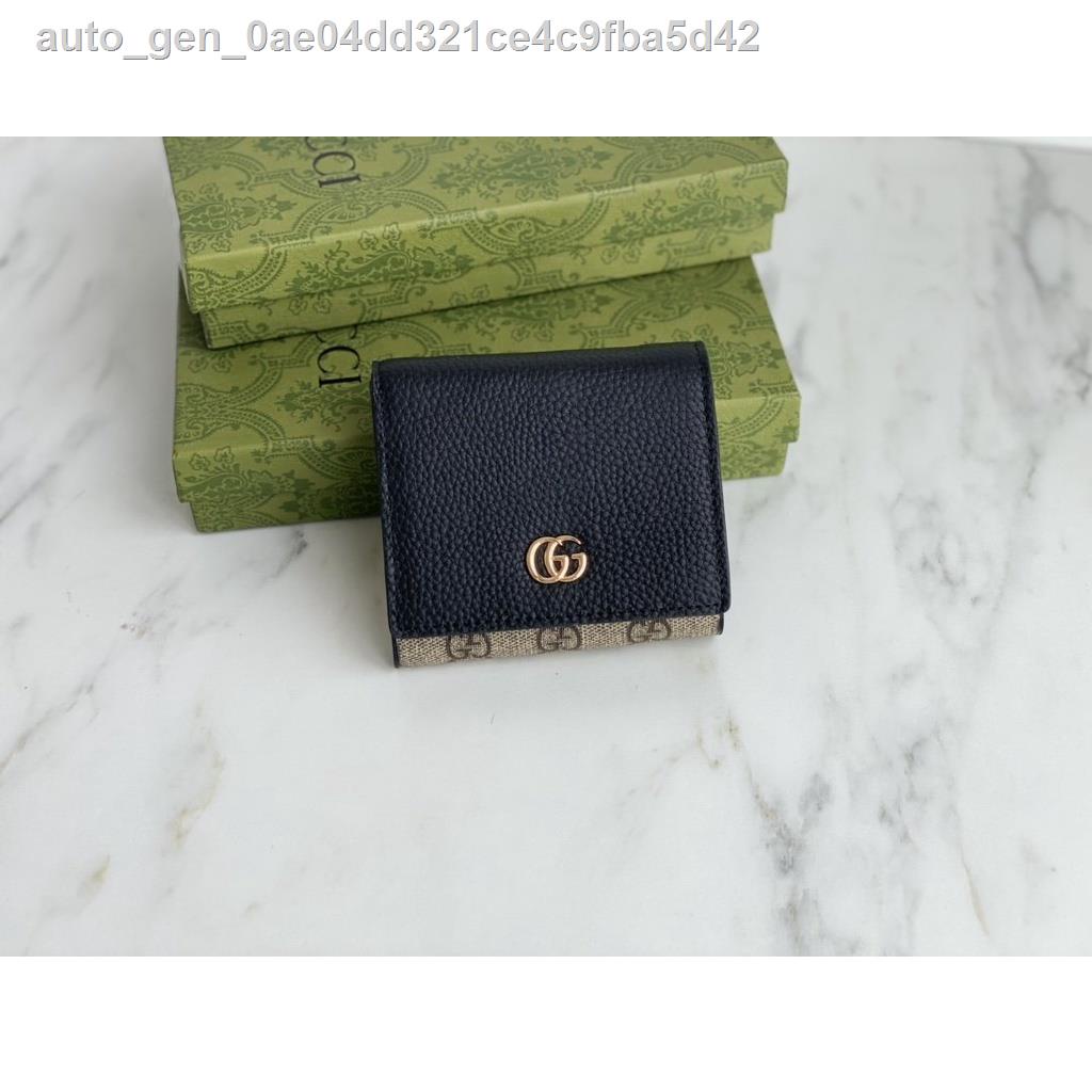 Gucci Wallet Pocket Card Holder Buckle Folding Wallets Men And Women